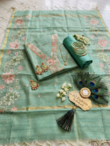 Classy Tissue Jamdani image 2