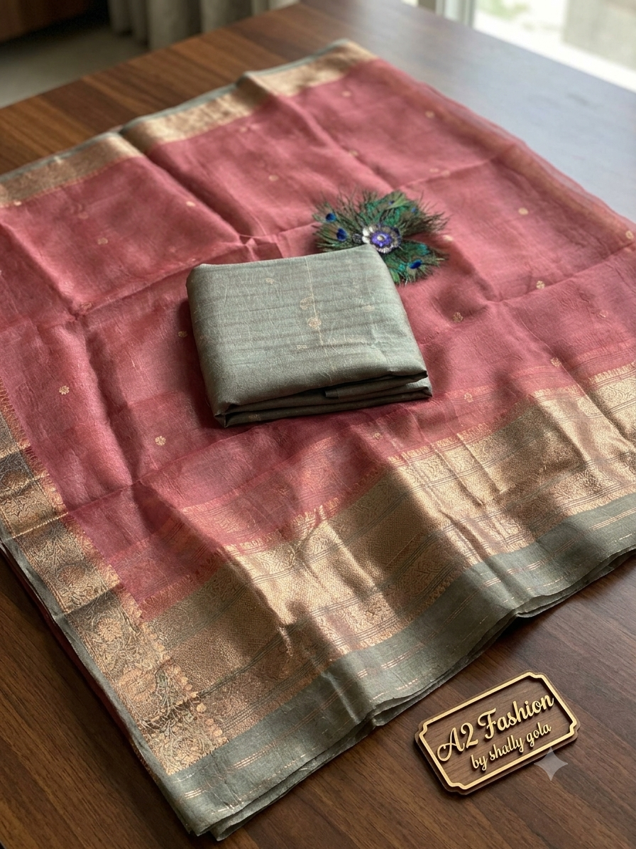 Festive Collection Exclusive Pure Raw Silk with Kora Organza Dupatta