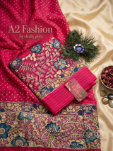 Premium Mul Maheshwari Madhubani ( Suit 21 ) image 1