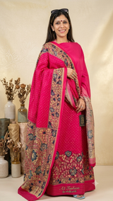Premium Mul Maheshwari Madhubani ( Suit 21 ) image 2