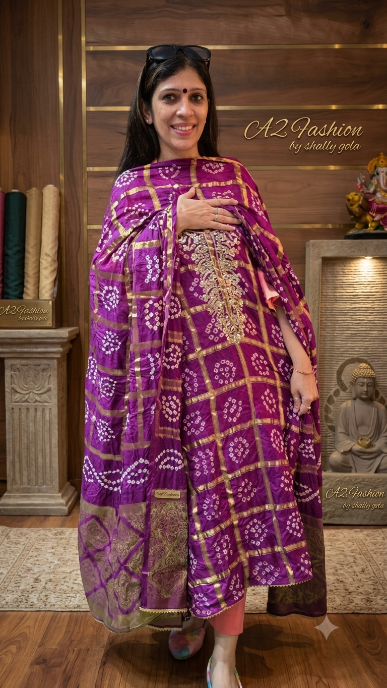 Beautiful Gharchola Vibes ( Mangetic ) Suit No 5