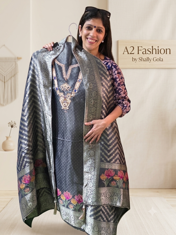 The Royal Collection ( Banarasi Silk suit )