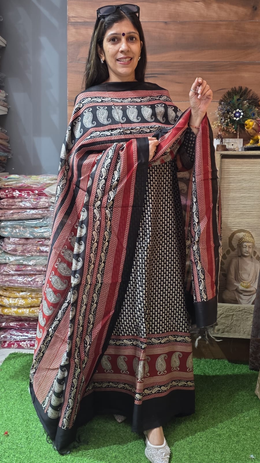 Pure Maheshwari Silk ( Suit 18 )