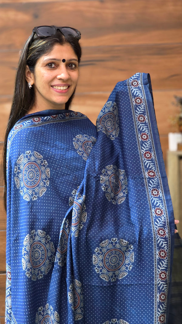 Pretty Blue Muslin Cotton