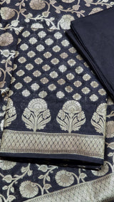 Banarasi Silk Unstitched Suit image 10