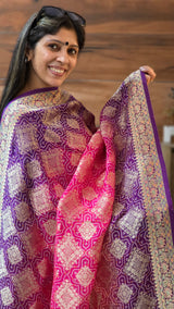 Effortless Grace Beautiful khadi Georgette image 1