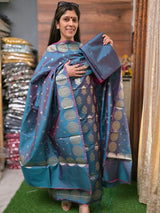 Banarsi Silk wine image 3