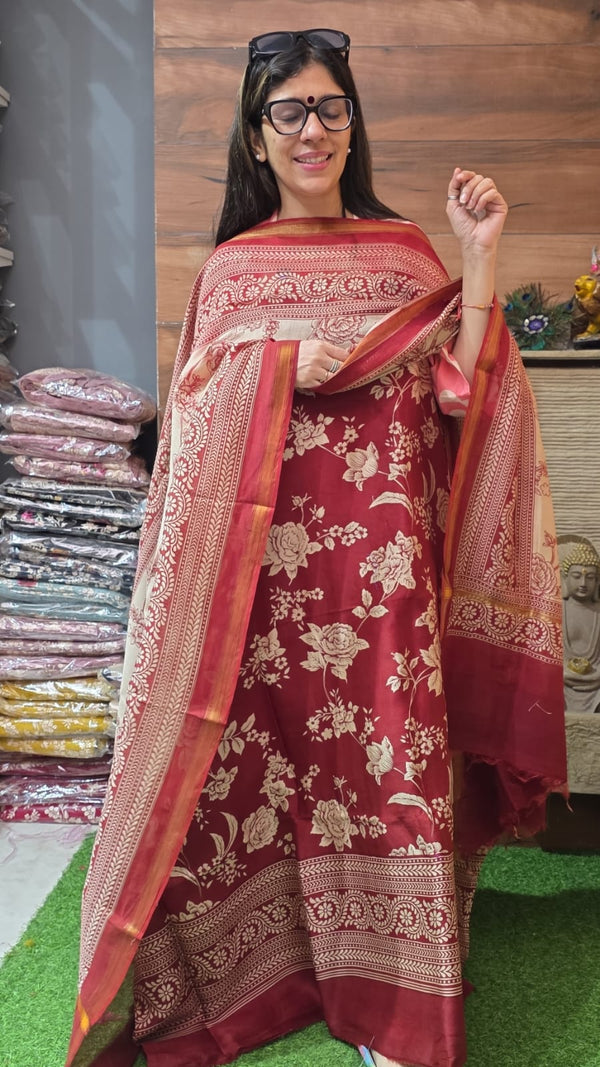Premium  Pure Maheshwari ( Suit 22)