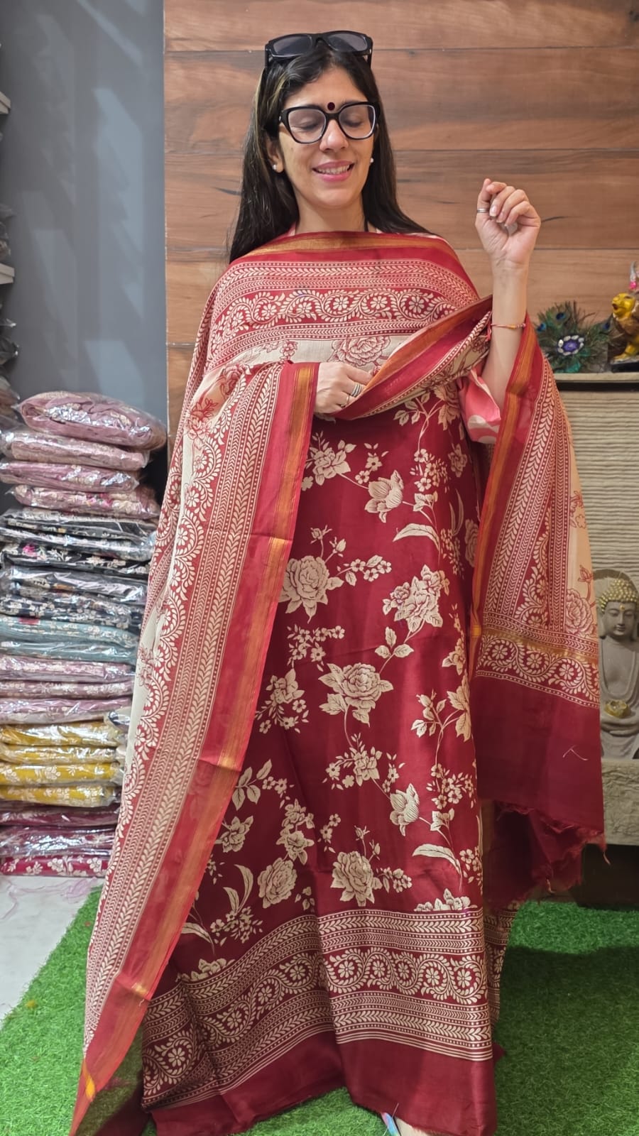 Premium  Pure Maheshwari ( Suit 22)