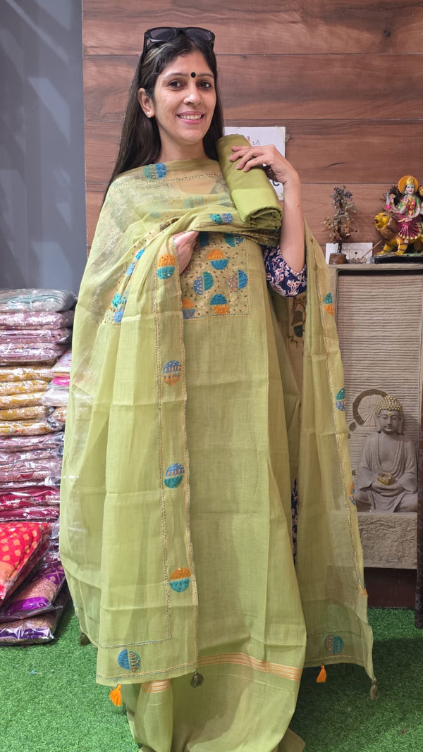 Designer Jamdhani Silk ( Suit no 23 )
