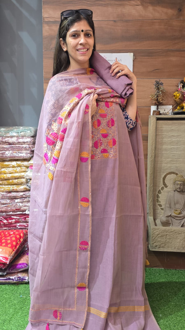 Designer Jamdhani Silk ( Suit no 24)