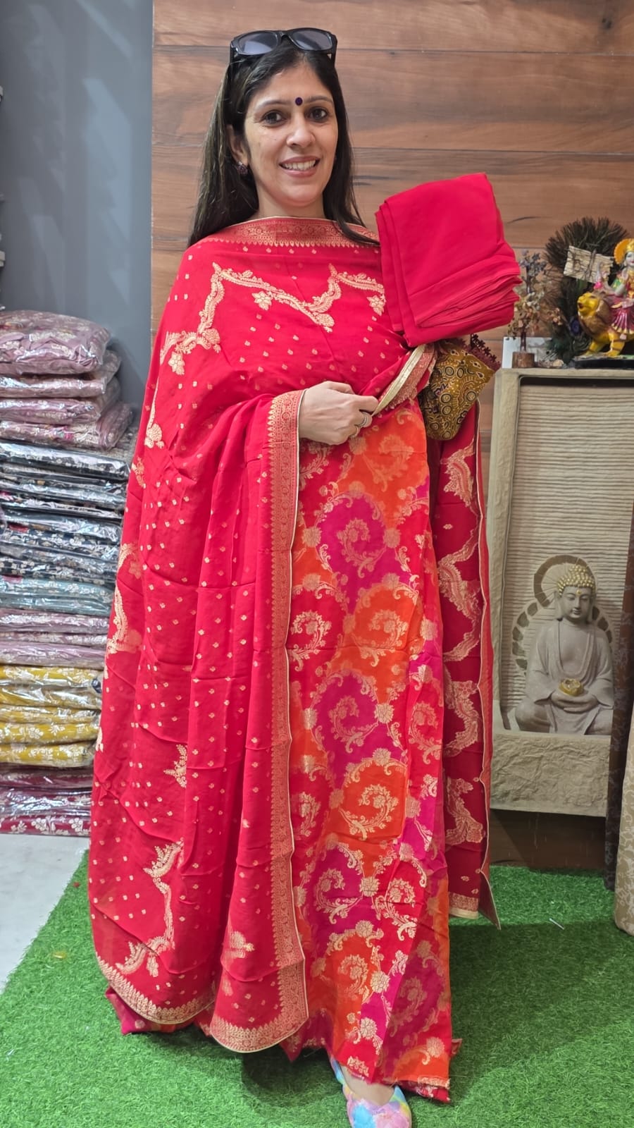 Pure Khadi Georgette ( Suit 28 )