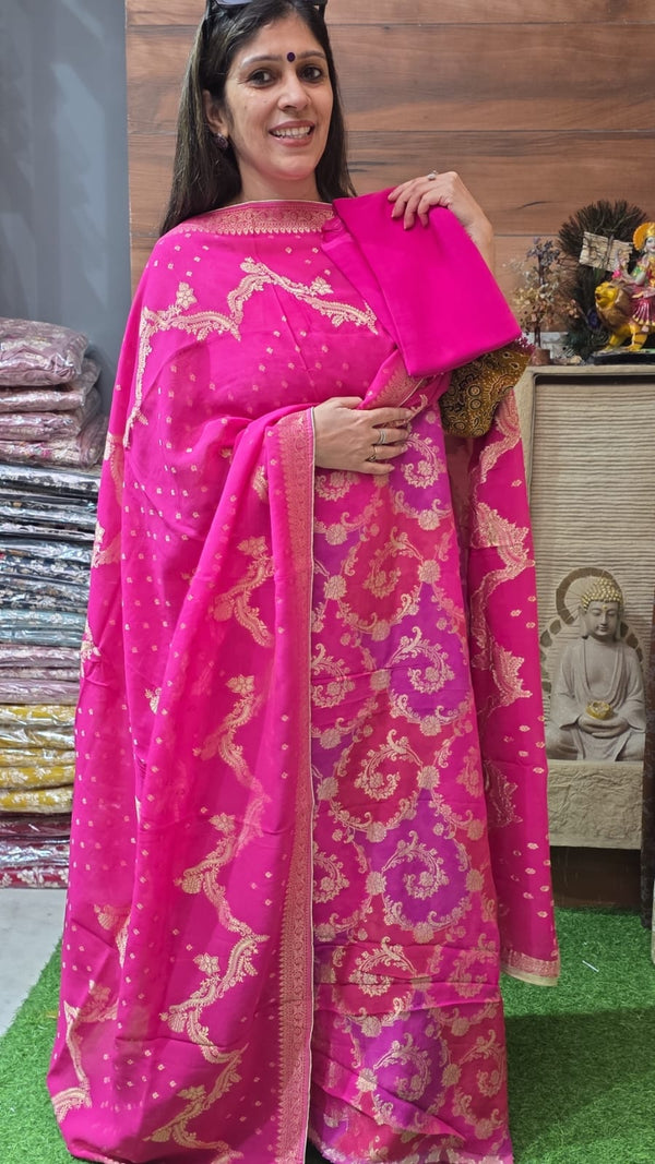 Pure Khadi Georgette ( Suit 29 )