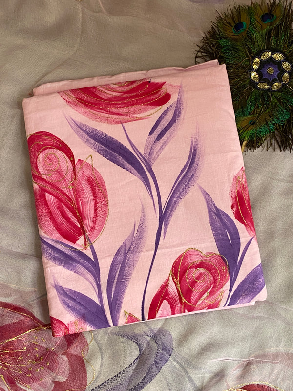 Brush Paint Cotton Suit