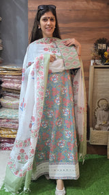 Pure Cotton with Block Print  ( Suit no 32) image 2