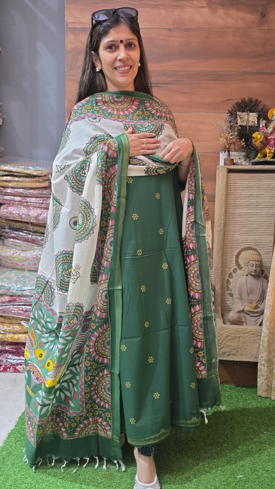 Handloom Cotton  ( Suit no 35)