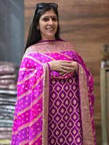 Exclusive Pure Khadi Georgette ( Suit 36 ) image 1