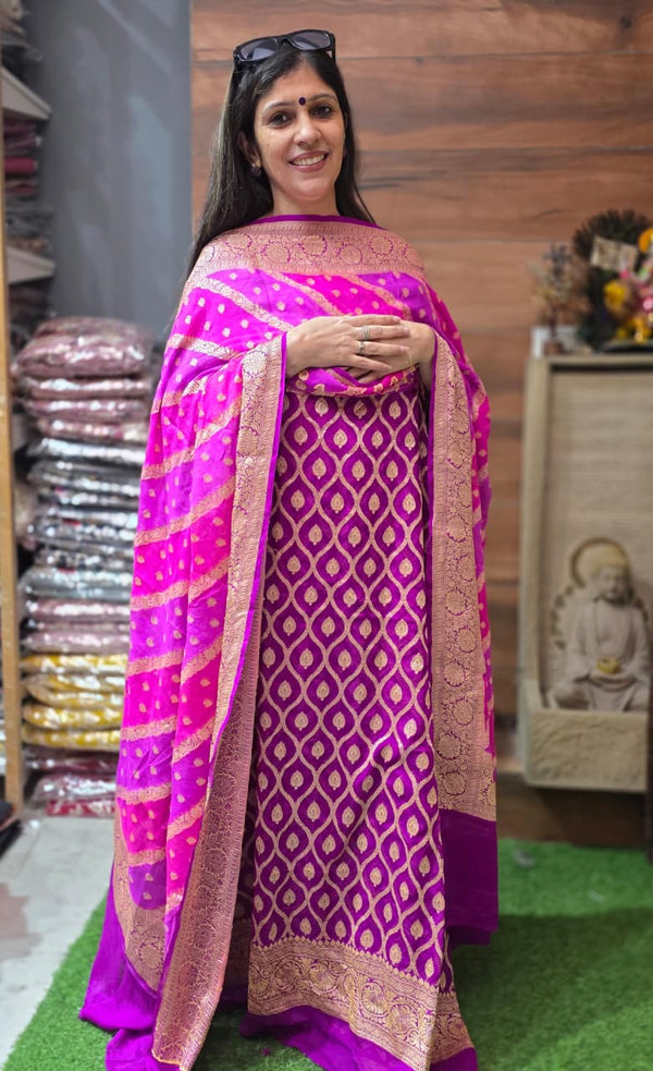 Exclusive Pure Khadi Georgette ( Suit 36 )