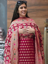 Exclusive Pure Khadi Georgette ( Suit 38 ) image 1