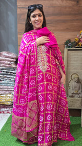 Beautiful Gharchola Vibes ( Mangetic ) Suit No 3 image 2