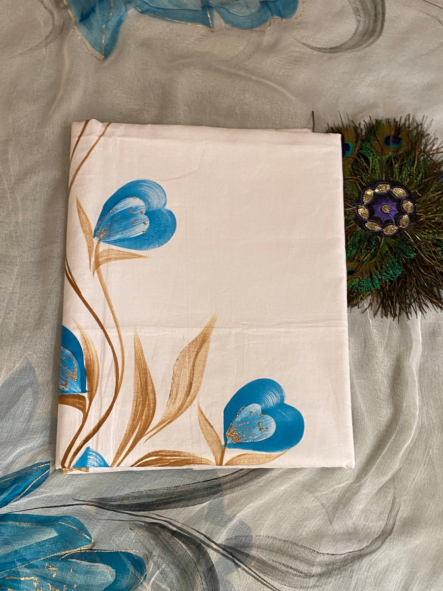 Brush Paint Cotton Suit