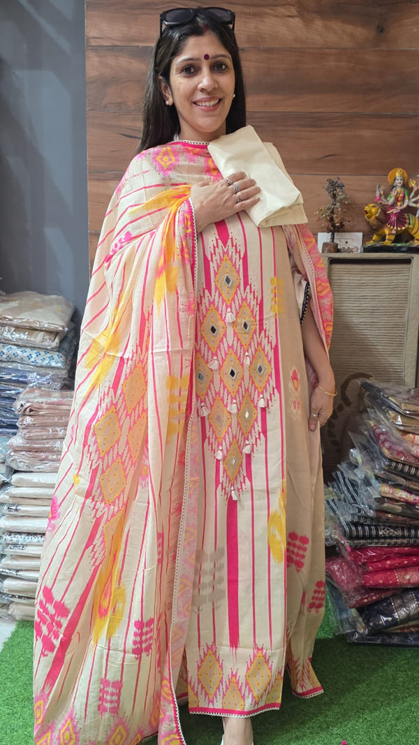 Amazing Ikkat Pure Cotton