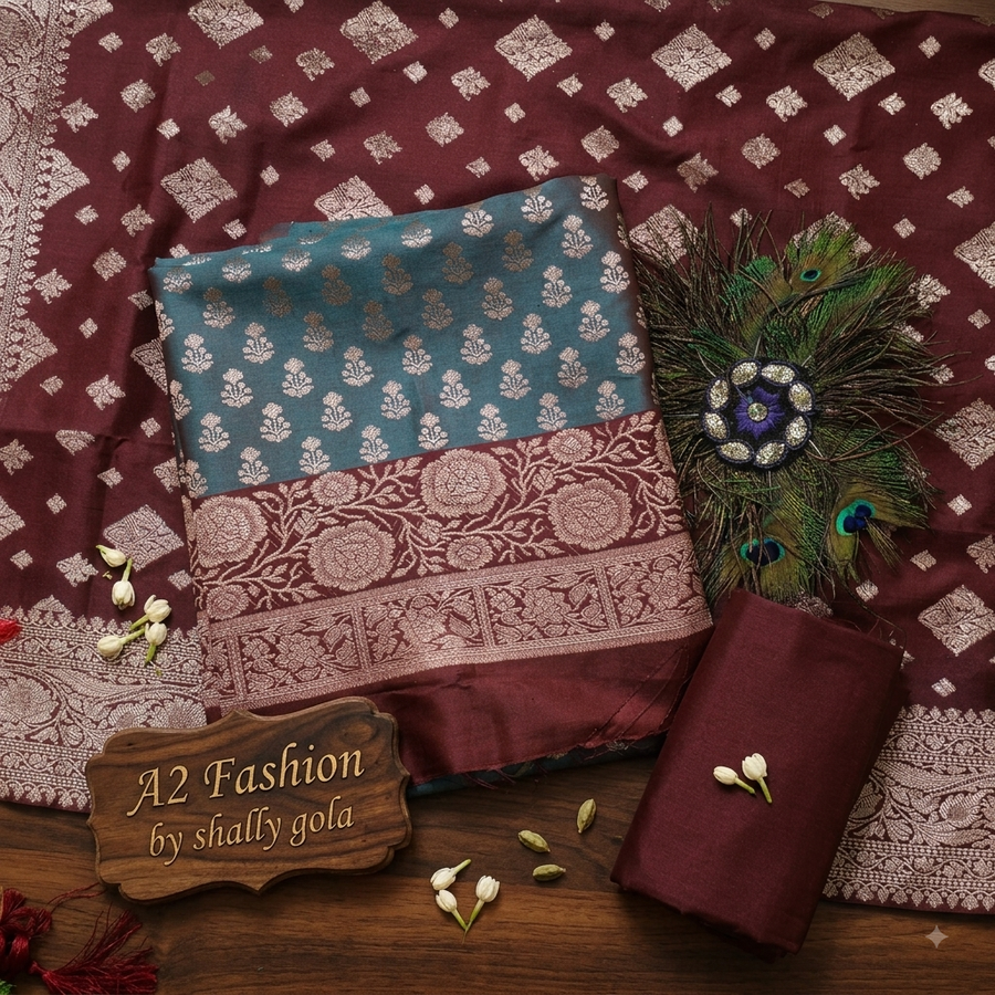 Banarsi Maheshwari silk