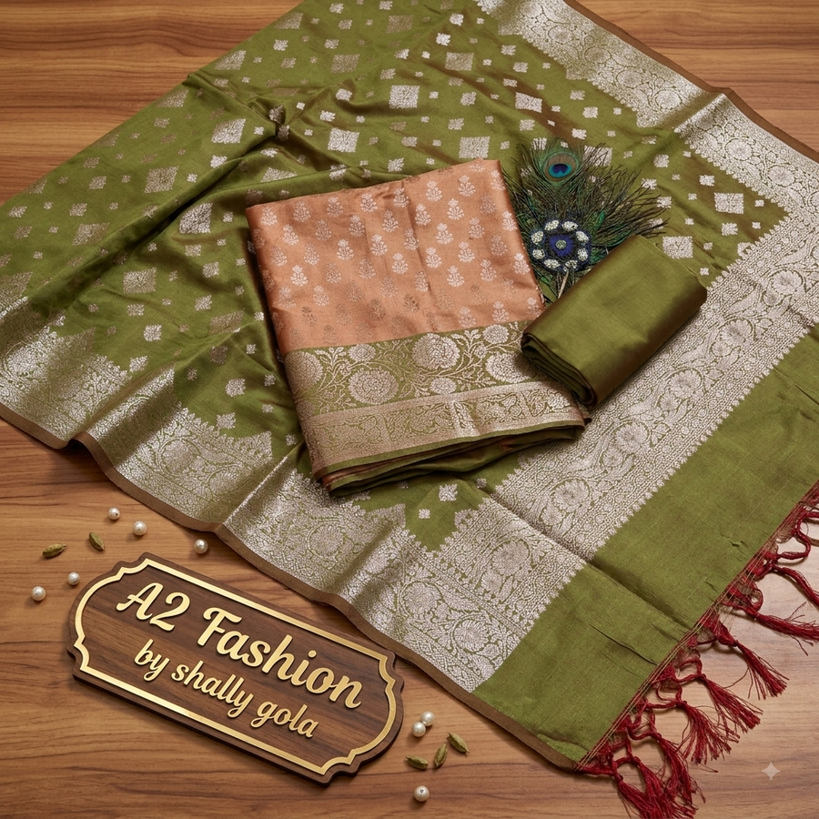 Banarsi Maheshwari silk