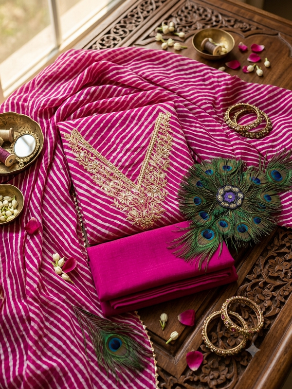 Beautiful Georgette Pink