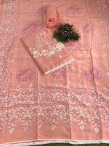 Designer Soft Chanderi with Modal Silk Dupatta  ( Suit no 24) image 1