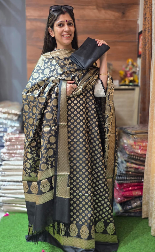 Black Beauty - Banarsi Silk
