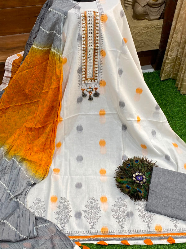 Handloom Cotton Suit