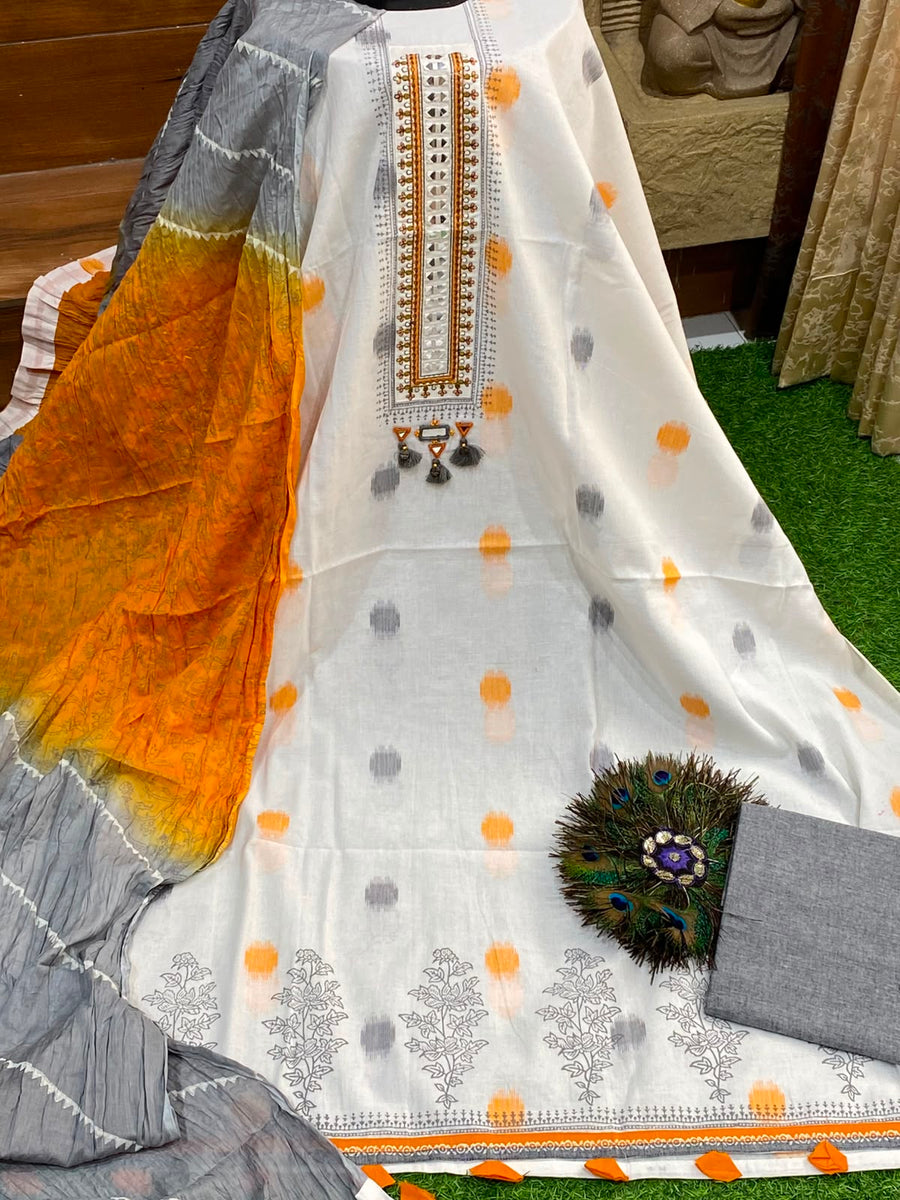 Handloom Cotton Suit