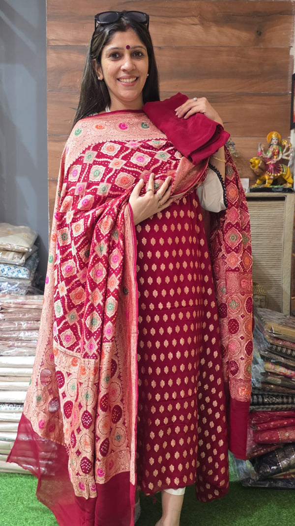 Dil Khush Exclusive Pure Khadi Georgette