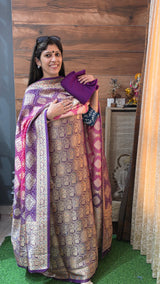 Effortless Grace Beautiful khadi Georgette image 2