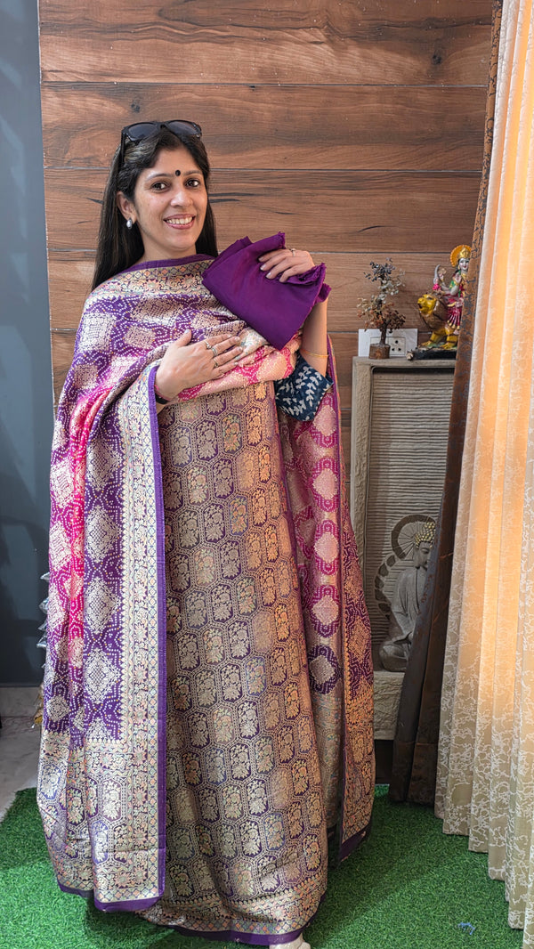 Effortless Grace Beautiful khadi Georgette