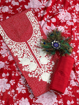Premium Pure Cotton with Muslin Cotton Dupatta  ( Suit No 13) image 2