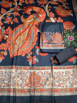 Beautiful Maheshwari Silk ( Black beauty ) image 1