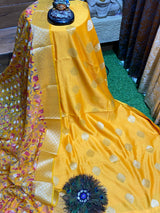 Pure Maheshwari Silk Suit - Banarasi Booty Design image 12