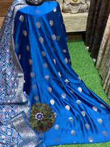 Pure Maheshwari Silk Suit - Banarasi Booty Design image 1