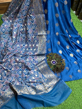 Pure Maheshwari Silk Suit - Banarasi Booty Design image 9