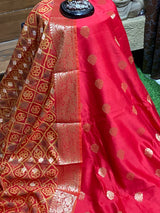 Pure Maheshwari Silk Suit - Banarasi Booty Design image 16