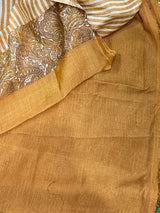 Pure Maheshwari Silk Suit - Stripe image 10