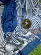 Pure Maheshwari Silk Suit - Stripe image 7