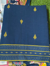 Handloom Cotton Suit – BLUE image 2