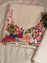 Jamdani Suit – Embroidered Knot Work image 1