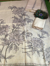 Jamdani Suit – Embroidered Knot Work image 1