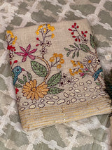 Jamdani Suit – Embroidered Knot Work image 1