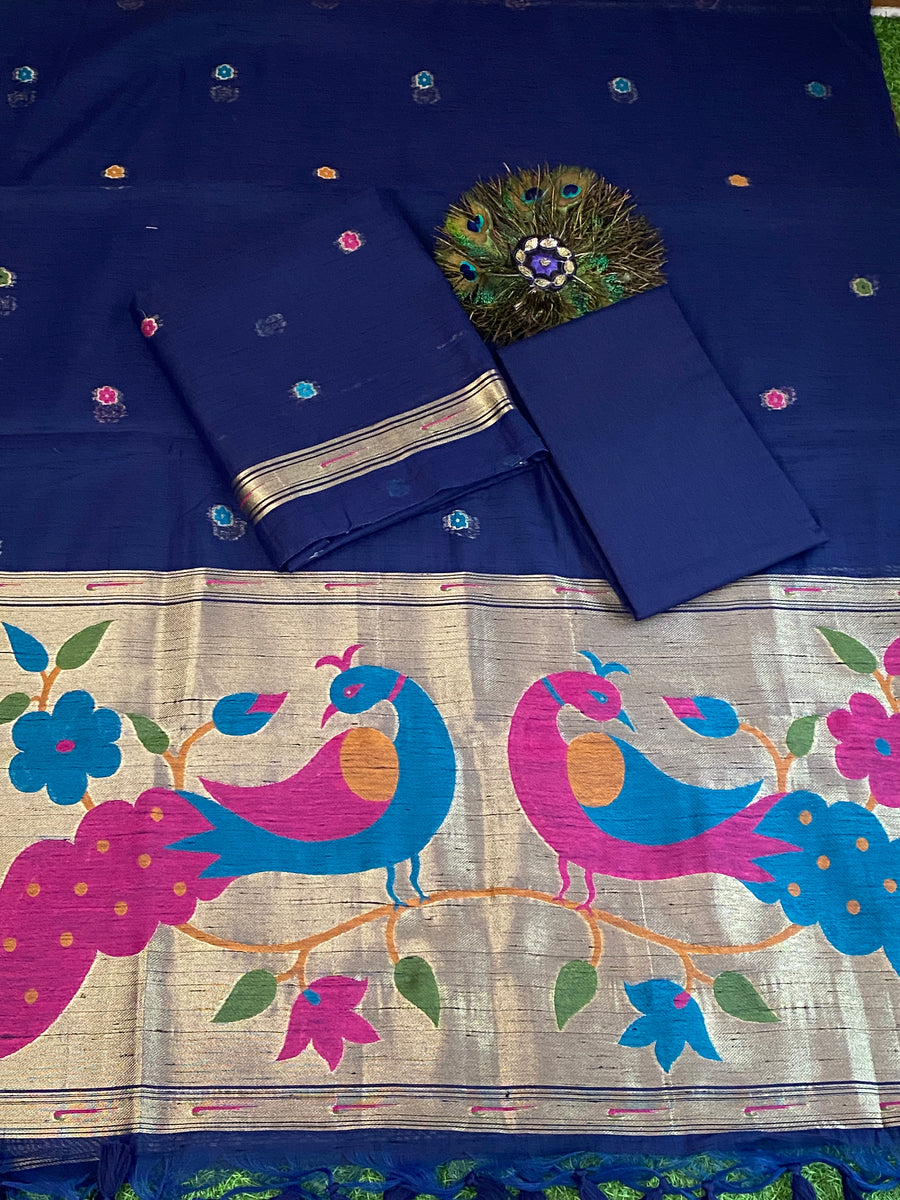 Peacock Thread Work – Jamdani Suit
