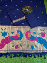 Peacock Thread Work – Jamdani Suit image 2